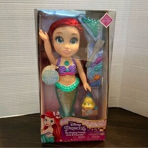 Disney Princess My Singing Friend Ariel and Flounder Doll